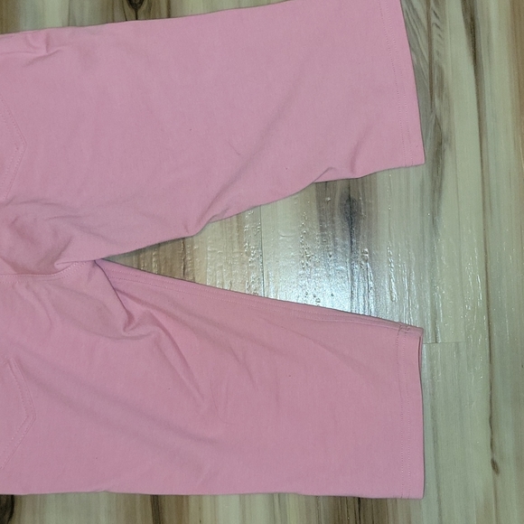 Light Pink Barbiecore Capri Jeggings - Picture 10 of 13